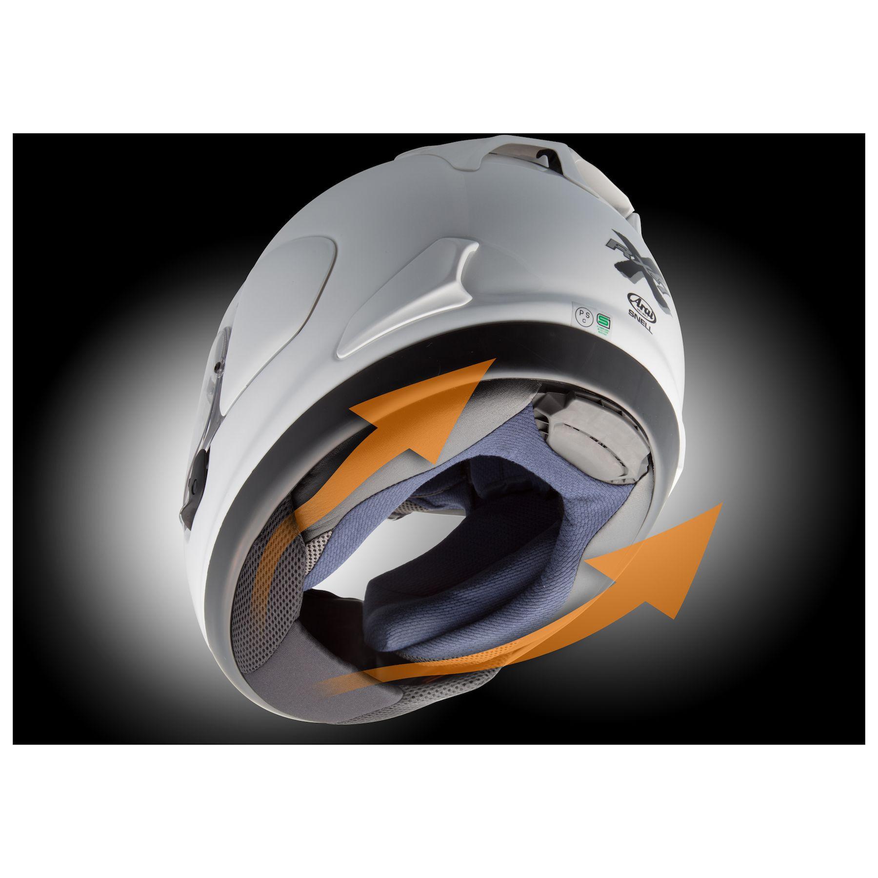 Arai Corsair-X Aluminum Silver Helmet 2