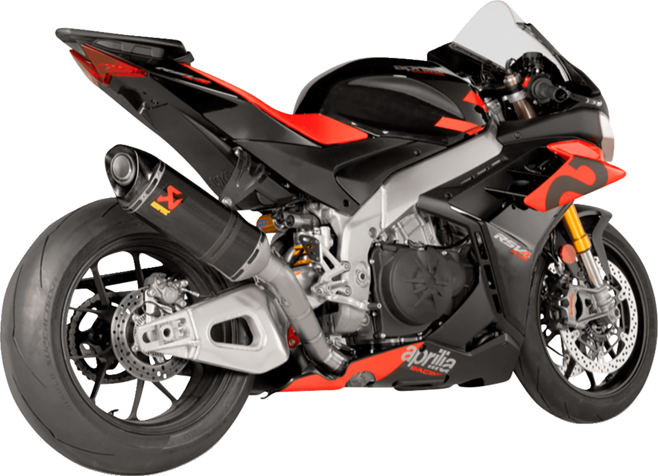 EVO Full Titanium/Carbon Fiber Exhaust System for Aprilia RSV4 2021+ 3
