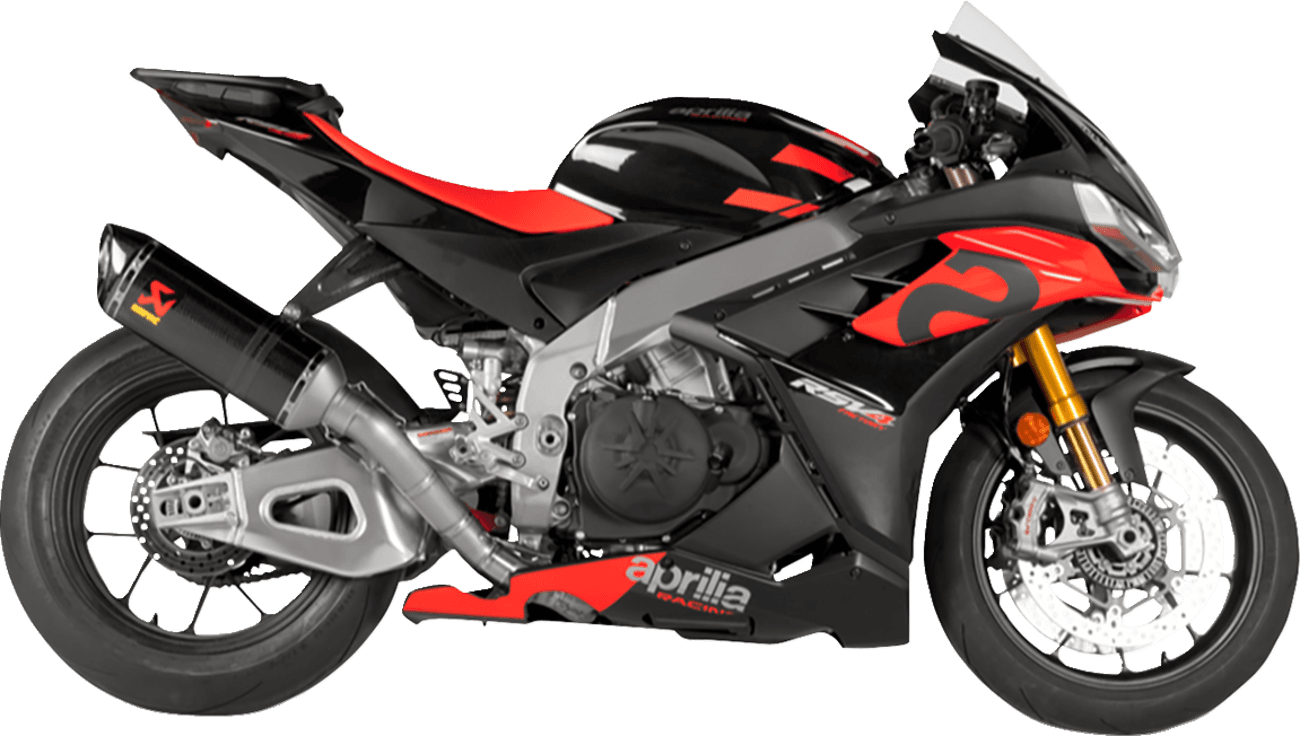 EVO Full Titanium/Carbon Fiber Exhaust System for Aprilia RSV4 2021+ 4