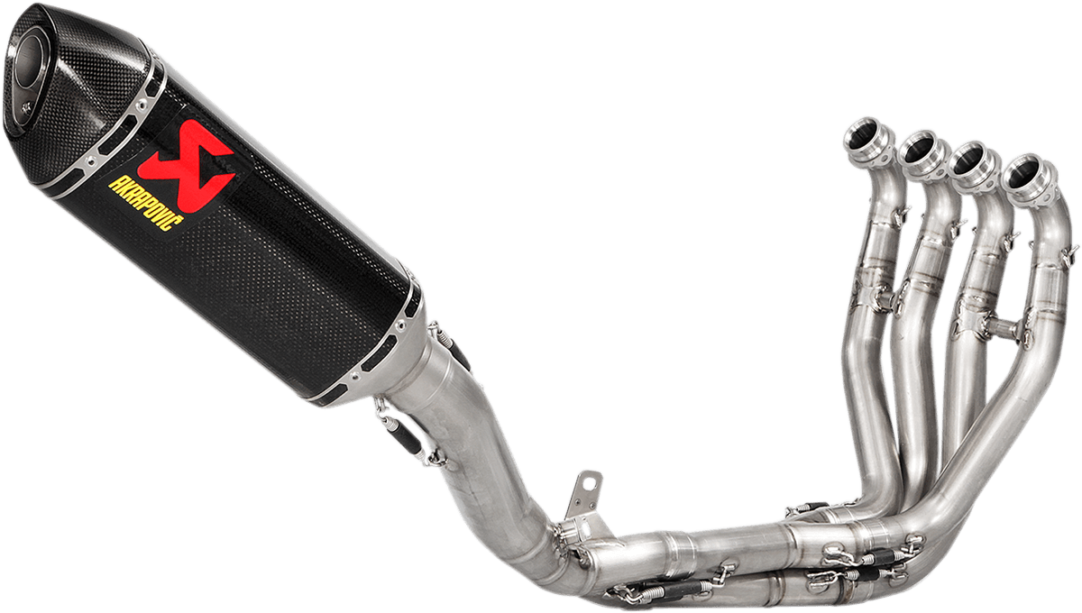 Akrapovic EVO Full Titanium Exhaust System with Carbon Fiber Muffler for Kawasaki ZX-10R (All Years) 2