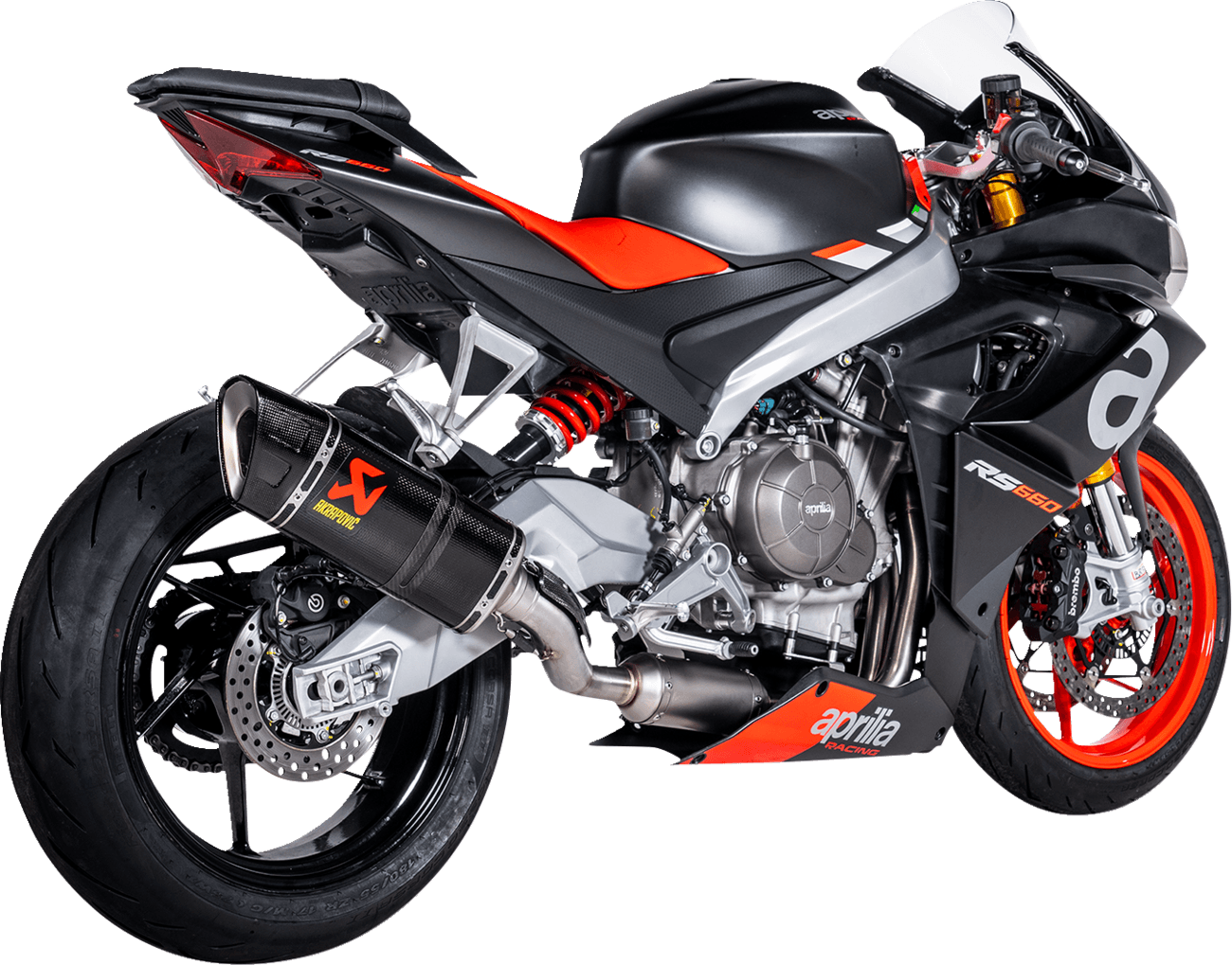 Akrapovic Racing Carbon Fiber Exhaust – Aprilia Tuono 660 2