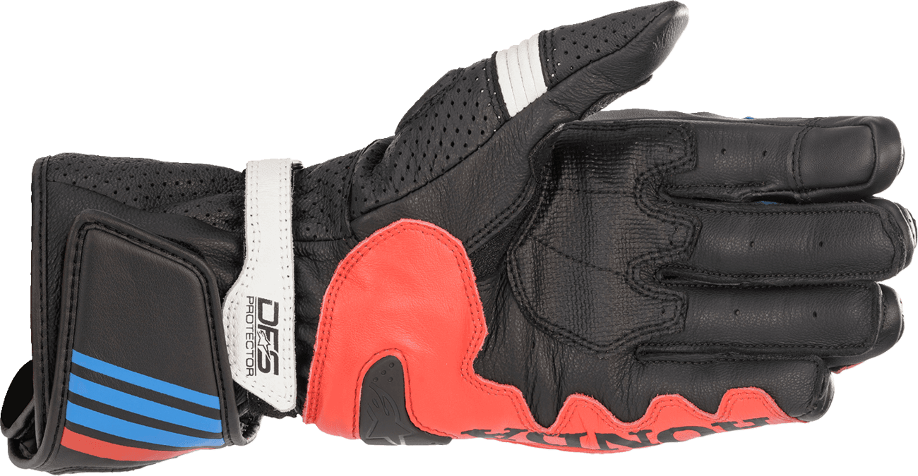 Alpinestars GP Plus R Leather Gloves – Honda Edition (Black/Red) 2