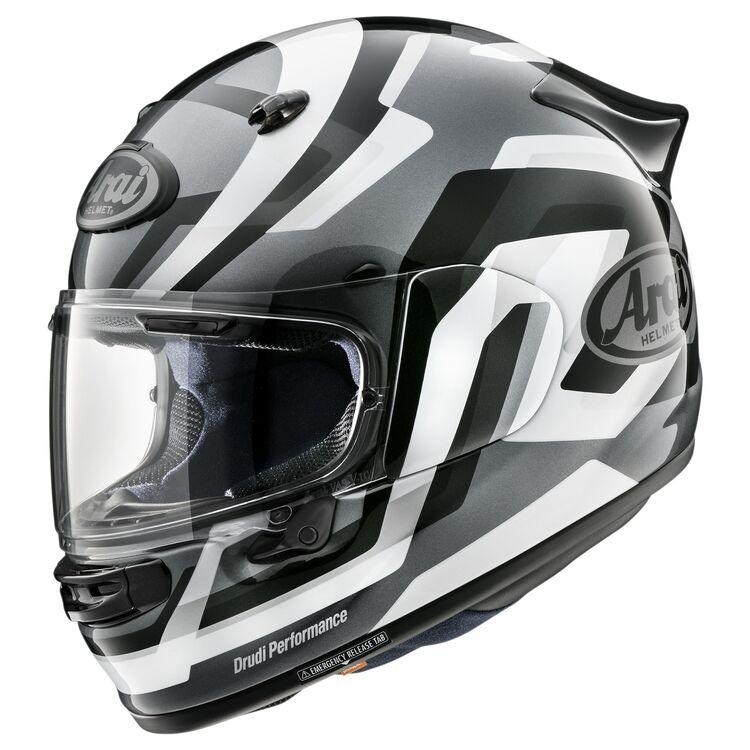 Arai Contour-X Full-Face Helmet – Snake White | DOT-Certified Street Helmet with Striking Graphic Design 1