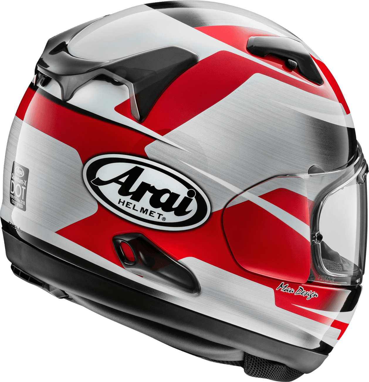 Arai Quantum-X Helmet – Steel Red 2