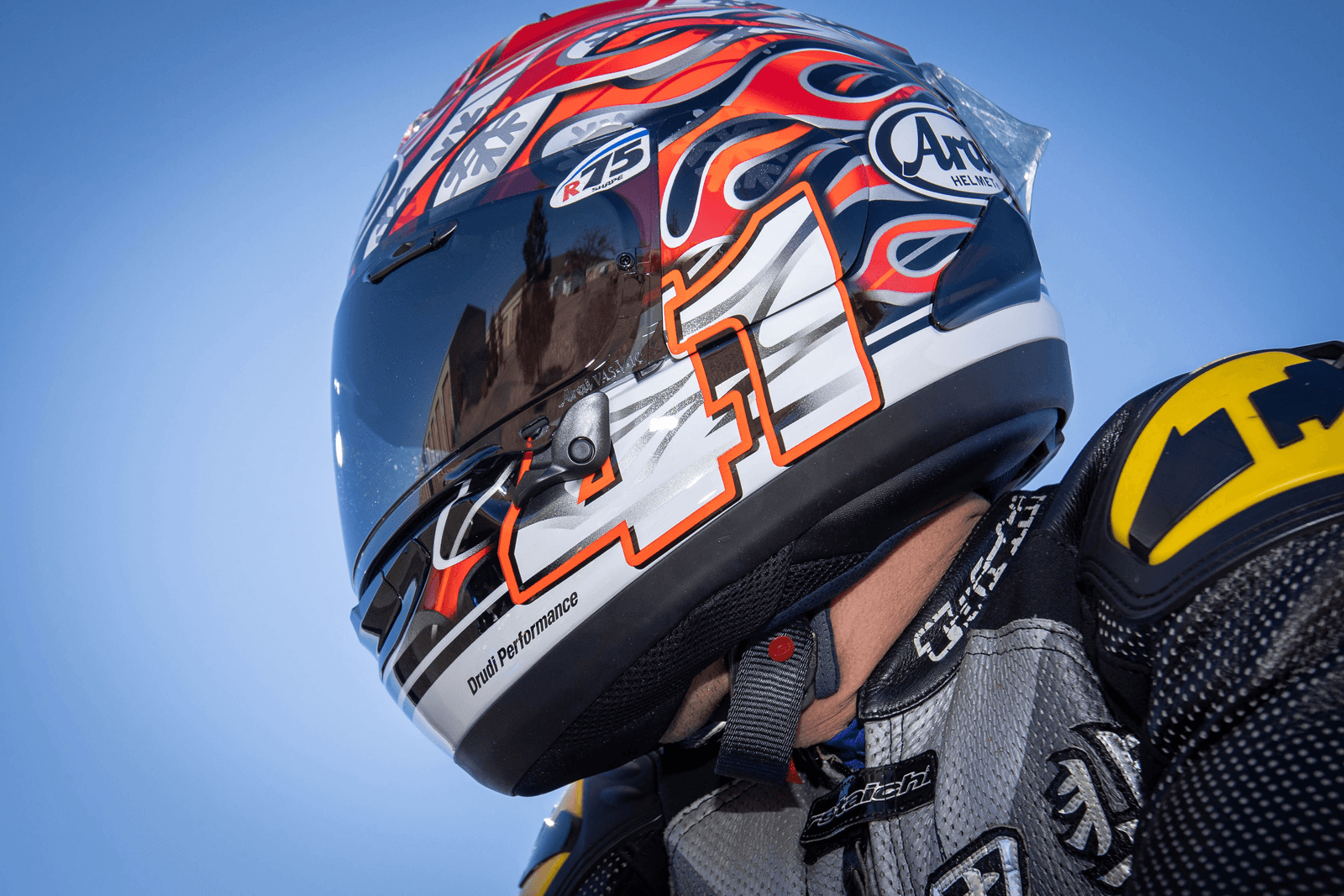 ARAI T CORSAIR-X Noriyuki HAGA GP HELMET 3