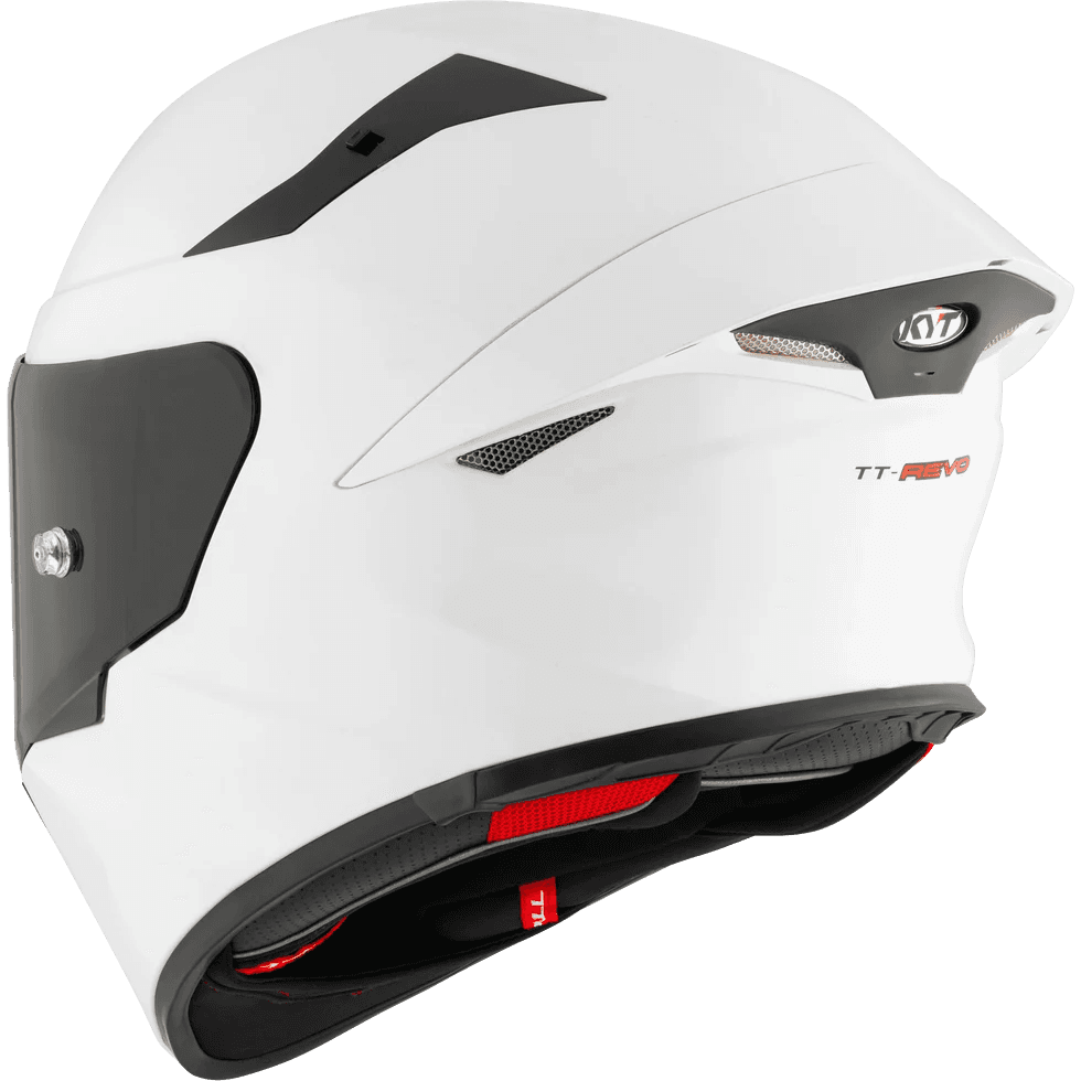 KYT-TT REVO Solid-White 5