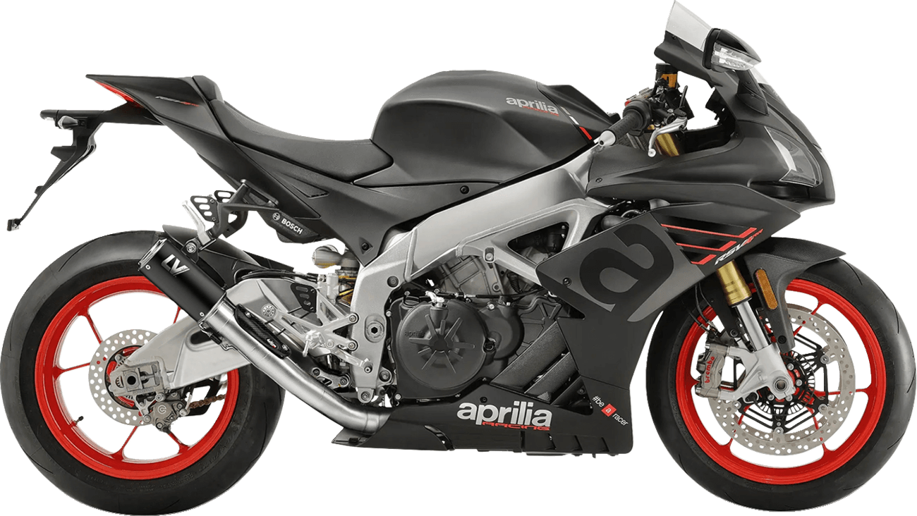 LeoVince Corsa Black Muffler for Aprilia RSV4 3