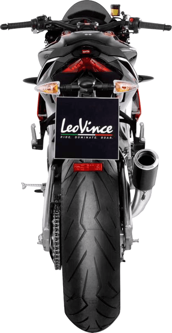 LeoVince Corsa Carbon Fiber Muffler for Aprilia RSV4 4