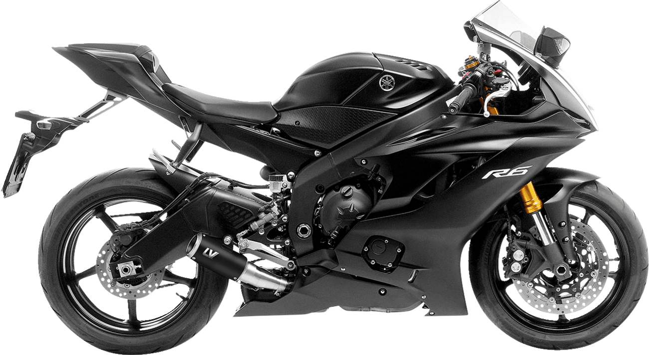 LeoVince Corsa Black Muffler for Yamaha R6 2