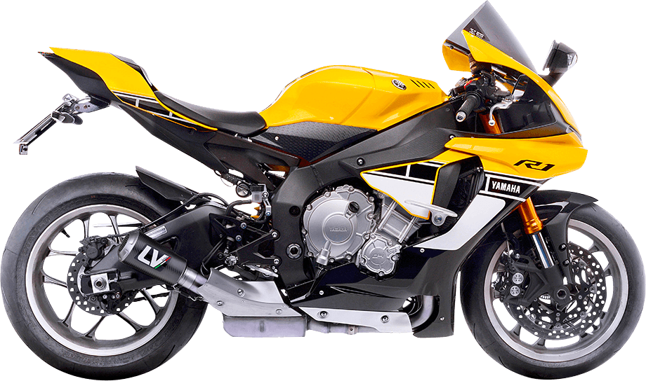 LeoVince LV-10 Carbon Fiber Muffler for Yamaha R1 3