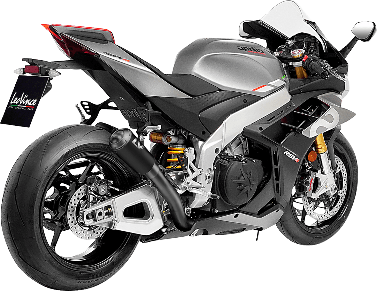LeoVince LV-10 Full Black Muffler for Aprilia RSV4 3