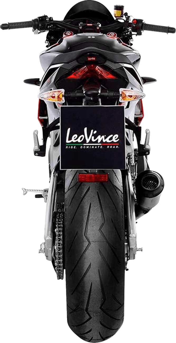 LeoVince LV-10 Full Black Muffler for Aprilia RSV4 4