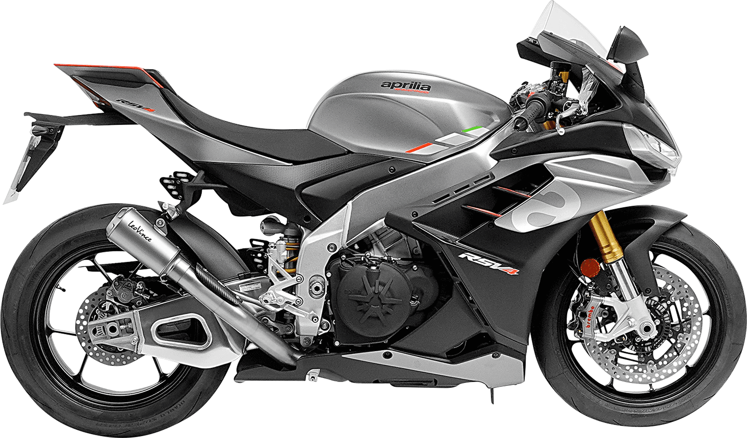 LeoVince LV-10 Stainless Steel Muffler for Aprilia RSV4 2