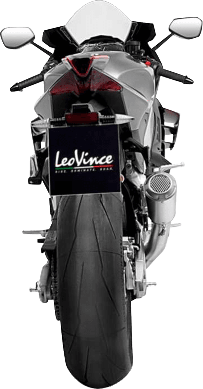 LeoVince LV-10 Stainless Steel Muffler for Aprilia RSV4 4