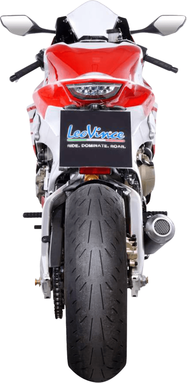 LeoVince LV-10 Black Edition Slip-On Exhaust (Honda CBR1000RR, Stainless Steel 4