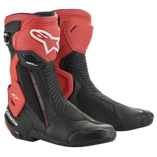 ALPINESTARS SMX-Plus v2 Vented Boots - Black/Red 1