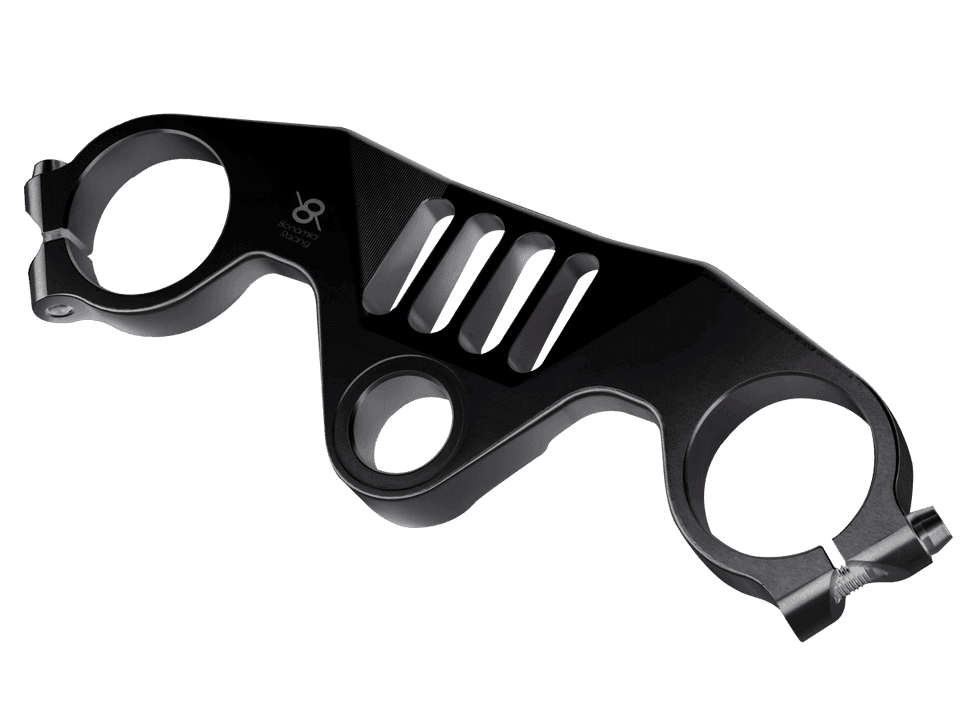 Bonamici Triple Tree Clamp Aprilia RSV4 (Black) (Race) (09-14 / 2019+) 1