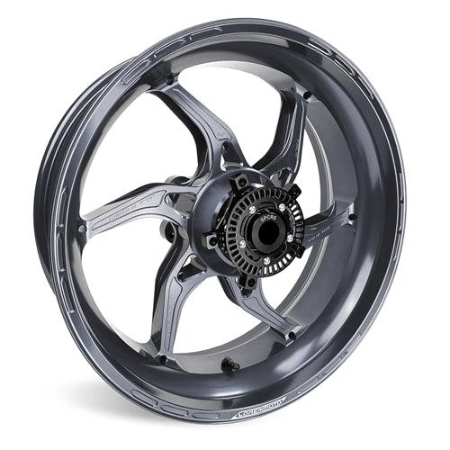 Gloss Ti Gray Apex-6 BMW S1000RR / M10000RR 2020+ (Replaces Forged and Carbon) Forged Core Moto wheels 1