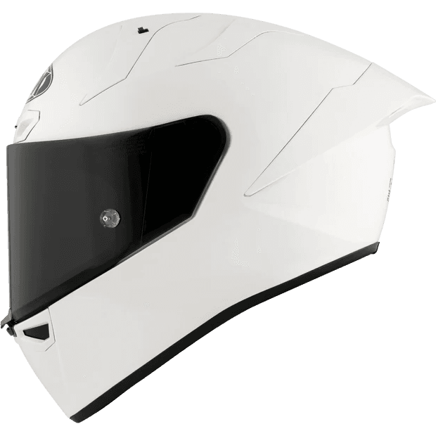 KYT- KX-1 Race GP- Plain White (Glossy) 1