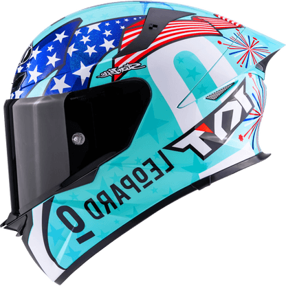 KYT Special Edition Leopard Americas TT Revo Helmet 1
