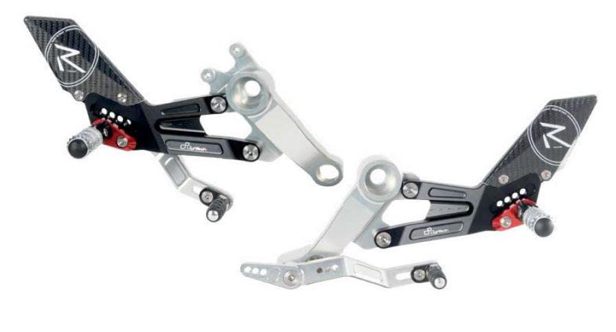 Lightech - R Series - Folding Footpegs - Aprilia RS660 (2020-2025) - Standard / Reverse Shift - FTRAP007R 1