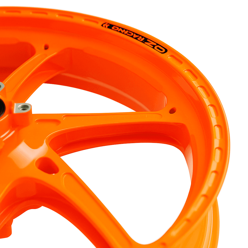 OZ Racing - GASS Aluminum 6 Spoke SET - REPSOL Orange - Honda CBR 1000RRR 1