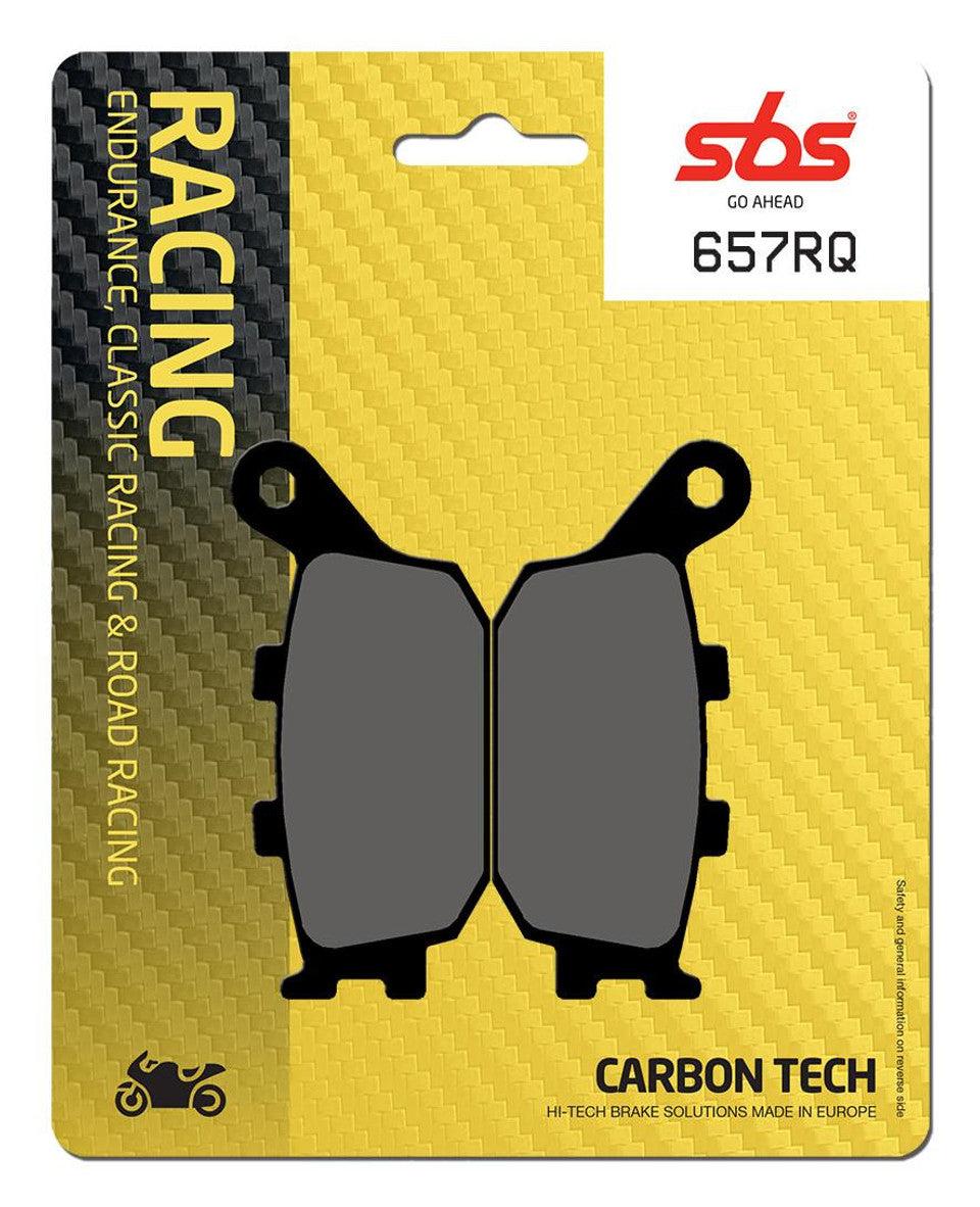 SBS Carbon Tech "Racing" Brake Pads 657 RQ - Rear (2/pc) 1