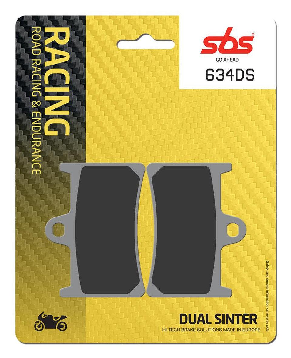 SBS Dual Sinter "Racing" Brake Pads 634 DS2 - Front (2/pc) 1