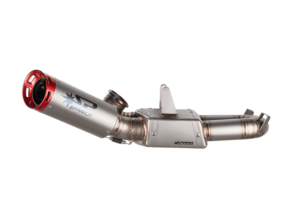 Spark Ducati Panigale V2 S/R Streetfighter V2 "Dyno Red" Slip-On Exhaust (SingleArm Rear) 1