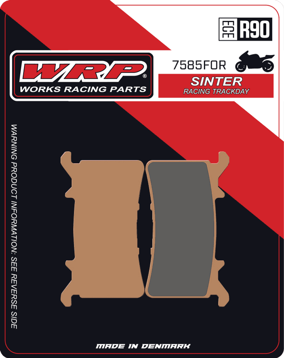 WRP Brake Pads Sinter Racing / Trackday 7547 F0R - Front (2/pc) 1